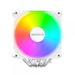 Oro au&scaron;intuvas procesoriui Montech NX600 ARGB(W), 132 mm x 160 mm