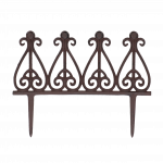 Dekoratyvinė tvorelė 4IQ, 37.3 cm x 1.3 cm x 29 cm, ruda sp.