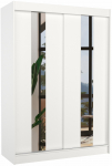 Spinta ADRK Balton, balta sp., 61 cm x 150 cm x 215 cm, su veidrodžiu
