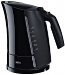 Elektrinis virdulys Braun Multiquick 3 WK 300, 1.6 l, juoda sp.