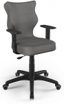 Vaiki&scaron;ka darbo kėdė Duo MT33 Size 6, 40 x 42.5 x 89.5 - 102.5 cm, juoda sp./tamsiai pilka sp.