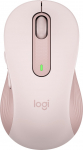 Belaidė kompiuterinė pelė Logitech Signature M650L, bluetooth, rožinė sp.