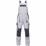 Darbinis puskombinezonis vyrams Cerva Max Summer, balta sp./pilka sp., 52 dydis