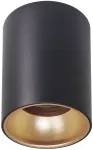&Scaron;viestuvas lubų Candellux Lighting Tube 2248745, GU10, 1 x 15 W, aukso sp. / juoda sp.