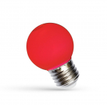Lemputė Spectrum LED, P45, raudona sp., E27, 1 W, 20 lm