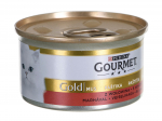&Scaron;lapias kačių maistas Gourmet Gold, jautiena, 0.085 kg