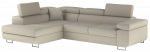 Kampinė sofa Anton Jarell 18, smėlio sp., kairinė, 202 x 275 cm x 85 cm