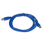 Kabelis Akyga USB-A - micro-B AK-USB-09 USB 3.0 A male, USB 3.0 B male, 1.8 m, mėlyna sp.