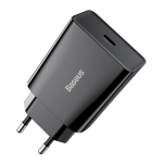 Adapteris Baseus CCFS-SN01, USB Type C, juoda sp., 20 W