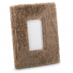 Nuotraukų rėmelis AmeliaHome Fur, 19 cm, ruda