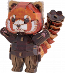 3D dėlionė MakeBug Red Panda MB-D-0040, 10 cm x 5 cm, ruda sp.