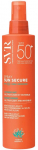 Pur&scaron;kiklis įdegio priežiūrai kūnui/veidui SVR Sun Secure Hydrating SPF50+, 200 ml