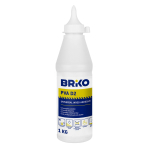 Klijai universalūs Briko PVA D2, 1 kg, balta sp.