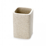 Vonios stiklinė Domoletti BPO-1409, &scaron;viesiai ruda sp., 7.4 cm x 17 cm x 7.4 cm
