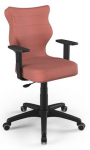 Vaiki&scaron;ka darbo kėdė Duo MT08 Size 5, 40 x 40 x 86 - 99 cm, juoda sp./rožinė sp.