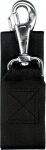 &Scaron;uns pavadėlis Trixie Collar Handle, juodas, 0.27 m