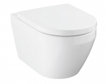 Unitazas, pakabinamas Grohe EuroCeramic Triple Vortex, su dangčiu, 365 mm x 543 mm
