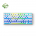 Belaidė žaidimų klaviatūra Mchose G75 Pro Wireless G75-14A Matcha Latte v2, Anglų (US), mėlyna sp./balta sp.
