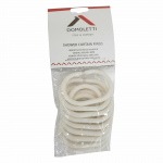 Kabliukas Domoletti, 150 mm x 60 mm x 25 mm, balta sp.