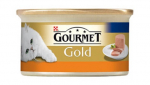 &Scaron;lapias kačių maistas Gourmet Gold, kalakutiena, 0.085 kg