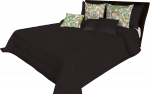 Lovatiesė NMN-009, juoda sp., 170 cm x 210 cm