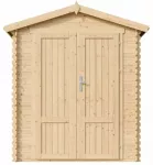 Sodo namelis Timbela M367F1, 136 cm x 196 cm x 218 cm, ruda sp.