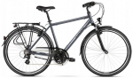 Dviratis turistinis Kross Trans 2.0, 28 ", XL rėmas, juodas/grafito