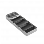 Stalo įrankių dėklas Metaltex Uni Fit, 49 cm x 15 cm x 6 cm, polipropilenas (pp), pilka sp.