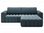 Kampinė sofa - lova Bonett, mėlyna sp., de&scaron;ininė, 175 x 250 cm x 92 cm