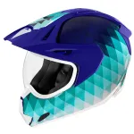 Motociklininko &scaron;almas Icon Hsunshine Variant Pro, M, mėlyna sp.