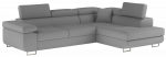 Kampinė sofa Anton Jarell 04, pilka sp., de&scaron;ininė, 202 x 275 cm x 85 cm