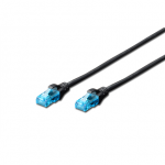 Laidas Digitus CAT 5e UTP Patch RJ-45 8P8C, RJ-45 8P8C, 1 m, juoda sp.
