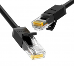 Tinklo kabelis Ugreen 6e cat RJ-45 - RJ-45 U-LAN-05M-BK RJ-45, RJ-45, 0.5 m, juoda sp.