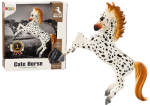 Žaislinė figūrėlė, arklys Lean Toys Cute My Dream, 14 cm, ruda sp./balta sp.