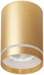 &Scaron;viestuvas lubų Candellux Lighting Tuube 2248776, GU10, 1 x 15 W, aukso sp. / aukso sp.
