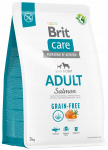 Sausas &scaron;unų maistas Brit Care Adult Grain-free, la&scaron;i&scaron;a, 3 kg