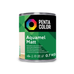 Emaliniai dažai, universalūs Pentacolor Aquamel, matinis, 0.7 kg, balta