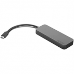 Adapteris Lenovo 4 Ports GX90X21431 USB A, USB-C, 0.201 m, juoda sp./pilka sp.