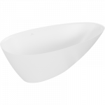 Vonia, laisvai pastatoma Mexen Milano, 150 cm x 82 cm x 54 cm, ovalas, balta sp.