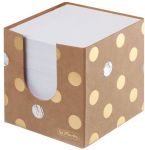 Užra&scaron;ų lapeliai Herlitz Pure Glam Note Cube Box 50021819, 9 cm x 9 cm, 700 vnt., balta