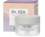 Naktinis veido kremas Dr. Sea Collagen Lifting, Mg Relax, 50 ml