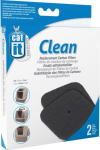 Filtras Hagen Clean, tekstilė/anglies pluo&scaron;tas, 2 vnt., Juoda sp.