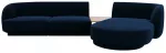 Modulinė sofa Micadoni Miley Blu86, mėlyna sp., de&scaron;ininė, 300 x 145 cm x 70 cm