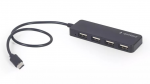 USB &scaron;akotuvas Gembird UHB-CM-U2P4-01, 30 cm