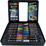 Universalių žymeklių rinkinys Posca Pop Colours, vienpusiai, įvairių spalvų, 20 vnt.