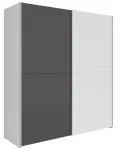 Spinta Time 2, balta sp./grafito sp., 170.3 cm x 59 cm x 190.5 cm