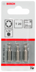 Atsuktuvų antgalių komplektas Bosch 2 607 001 611, T20, 25 mm