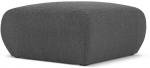 Pufas Micadoni Home Molino Boucle, tamsiai pilka sp., 75 cm x 75 cm x 36 cm