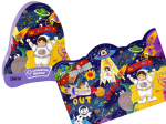 Dėlionė Playful Mario Universe Space, 34 cm x 50 cm, 48 vnt., įvairių spalvų