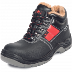 Darbo batai vyrams Fridrich & Fridrich Jena SC-03-012 S3 CI SRC, be aulo, su pa&scaron;iltinimu, juoda/raudona, 46 dydis